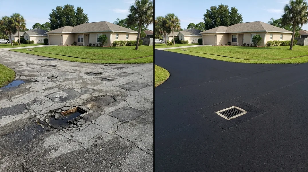 Result asphalt paving in Palm Bay - Palm Bay Asphalt Paving
