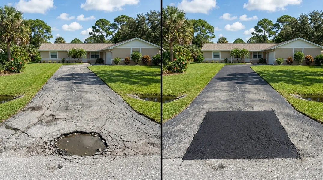 Result asphalt paving in Palm Bay - Palm Bay Asphalt Paving